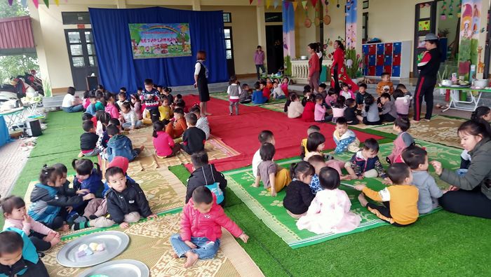Góc học tập sáng tạo tại Trường Mầm Non Minh Côi