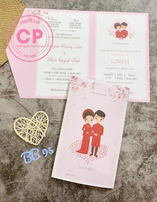 Bộ sưu tập thiệp cưới đẳng cấp từ Thiệp Cưới CP - Ảnh 1