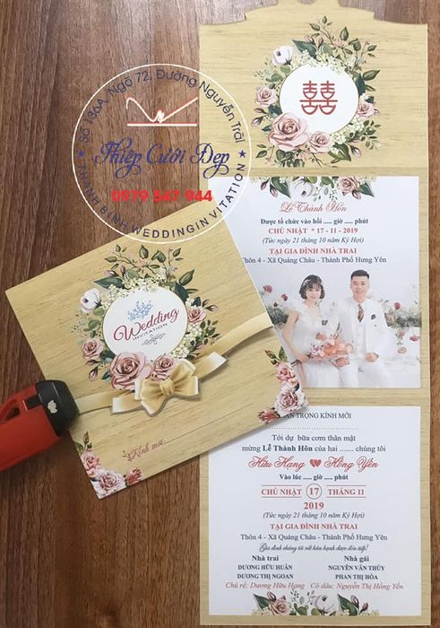 Những mẫu thiệp cưới đẳng cấp của Thiệp Cưới Đẹp - Ảnh 3