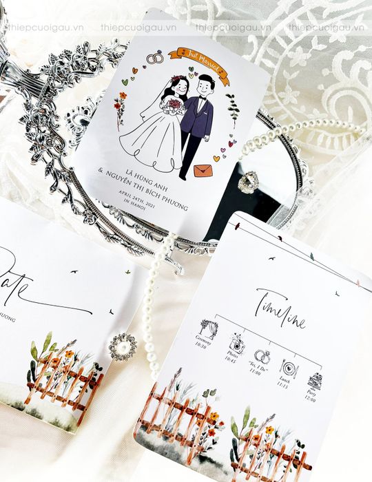 Bộ sưu tập thiệp cưới độc đáo từ Thiệp Cưới Gấu - Ảnh 1