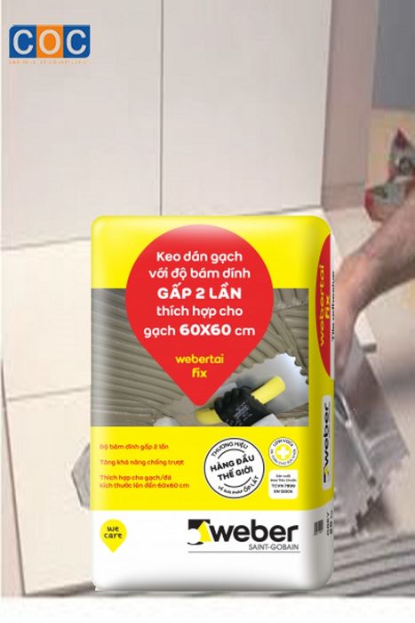 Keo dán gạch Weber.Tai Fix ảnh 2