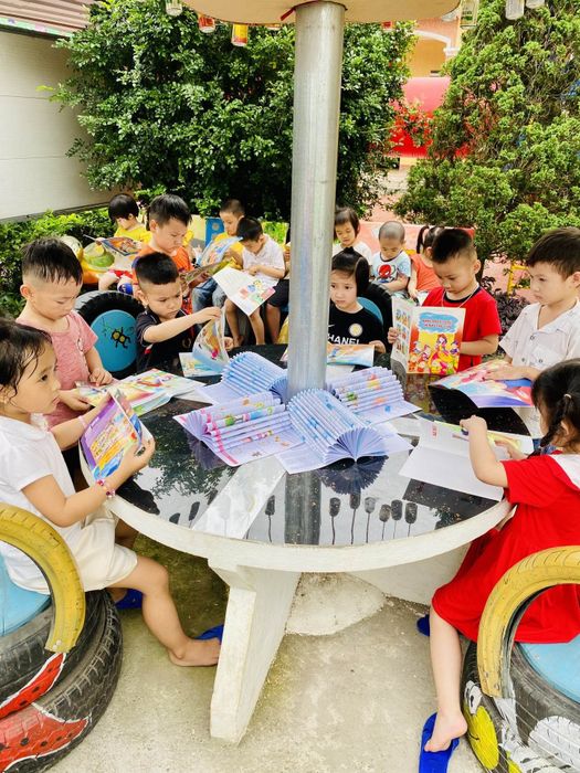 Khoảnh khắc học tập vui nhộn tại Trường Mầm Non Đại Phạm