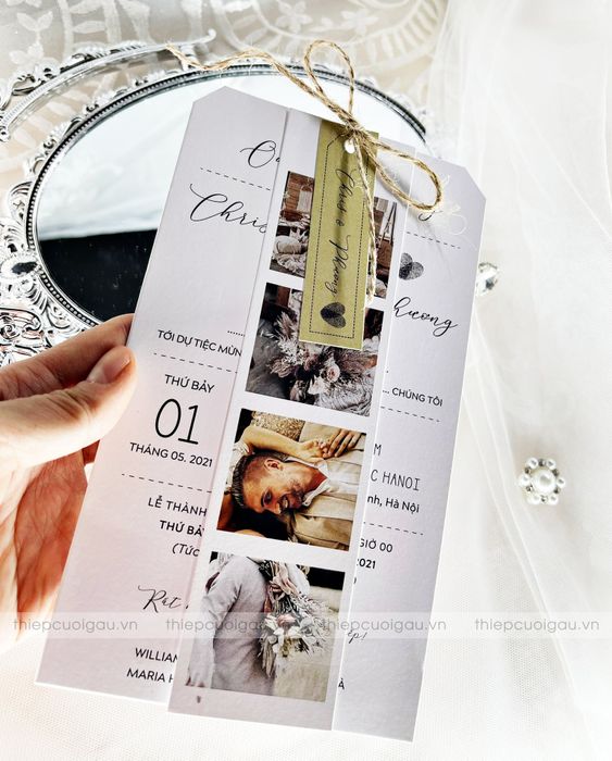 Thiết kế thiệp cưới đầy phong cách từ Gấu - Ảnh 3