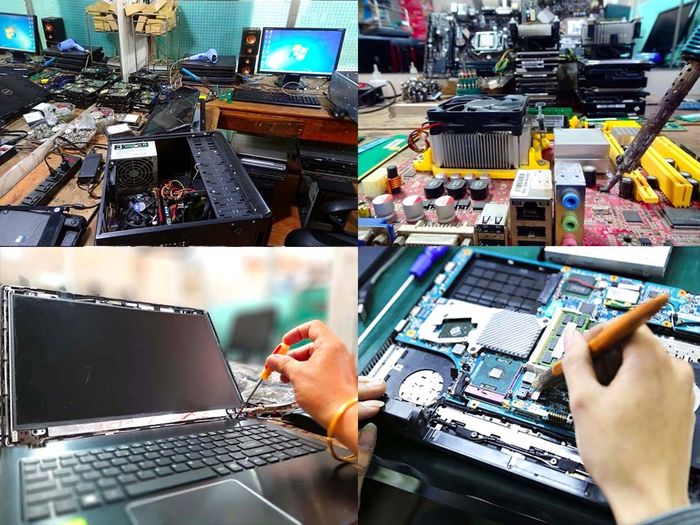 Không gian làm việc hiện đại tại Máy Tính Bảo An