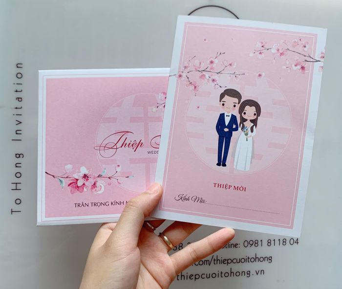 Hình ảnh thiệp cưới đẹp mắt từ Tơ Hồng