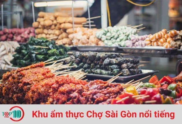 Khu ẩm thực chợ Hồ Thị Kỷ