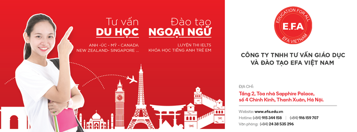 Hình ảnh văn phòng Tư vấn Du học EFA Vietnam