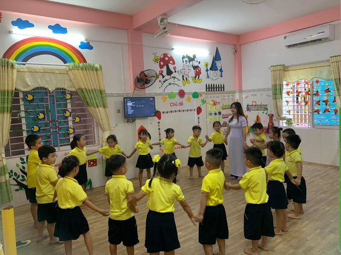 Khu vui chơi sáng tạo tại Mầm non Happy Kids