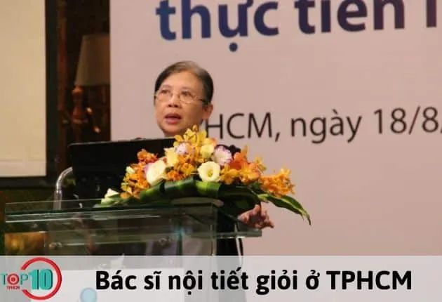 GS.TS.BS Nguyễn Thy Khuê - một trong những chuyên gia nội tiết hàng đầu tại TP.HCM được bệnh nhân tin tưởng lựa chọn