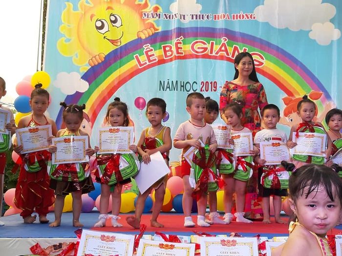 Không gian học tập hiện đại tại Mầm non Hoa Hồng