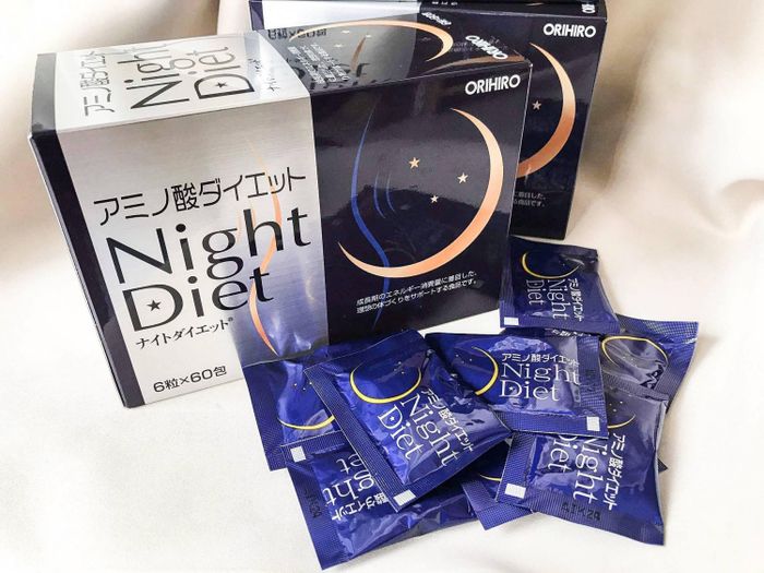 Hình ảnh thực tế Viên Uống Giảm Cân Night Diet Orihiro Nhật Bản