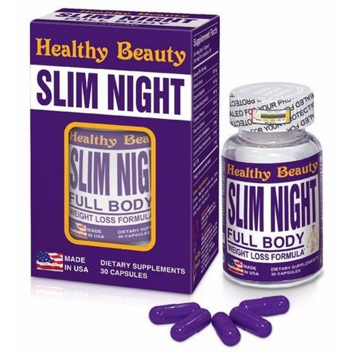 Hình ảnh thực tế viên uống Slim Night Healthy Beauty