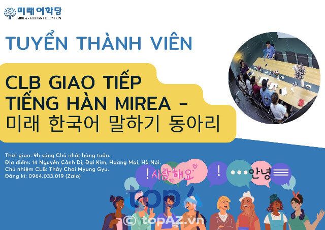Câu lạc bộ Tiếng Hàn Mirea - Nơi kết nối đam mê