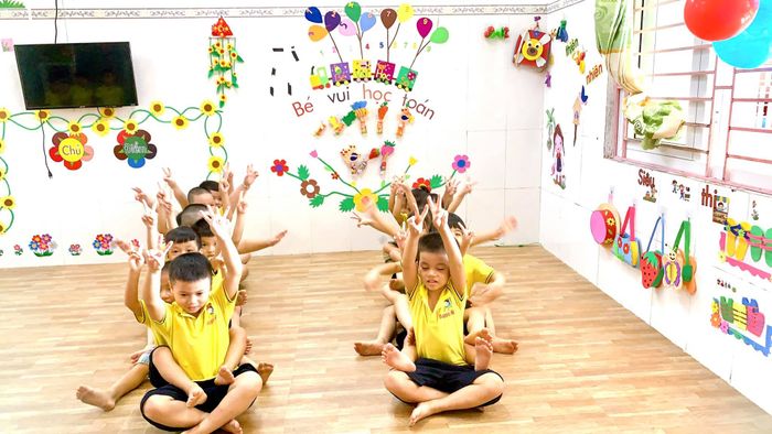 Góc học tập sáng tạo tại Mầm non Happy Kids