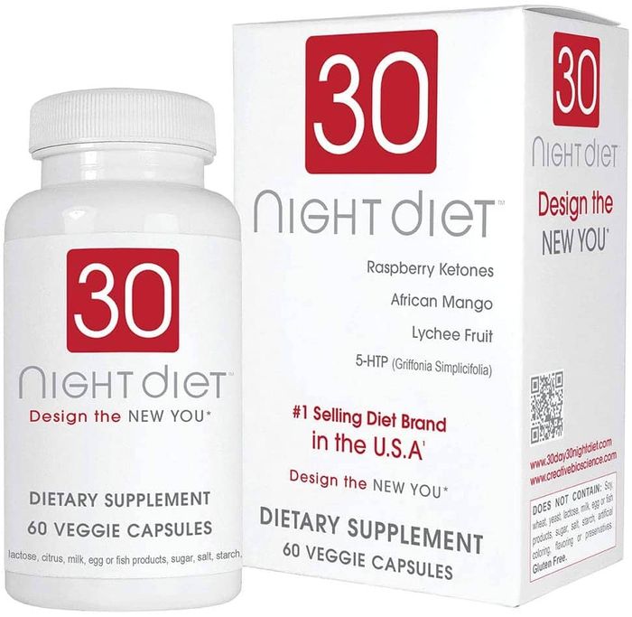 Hình ảnh thực tế Viên Uống Giảm Cân Đêm Creative Bioscience 30 Night Diet