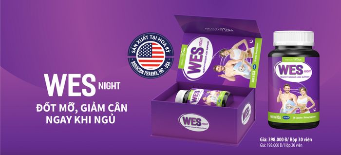 Hình ảnh thực tế Viên Uống Đốt Mỡ Wes Night