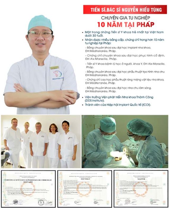 TS.BS Nguyễn Hiếu Tùng - chuyên gia Răng Hàm Mặt xuất sắc tại TP.HCM