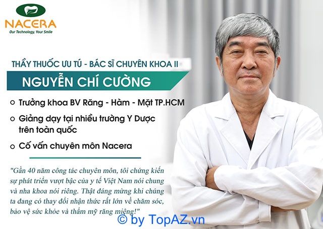 Danh sách chuyên gia răng hàm mặt xuất sắc nhất TP.HCM