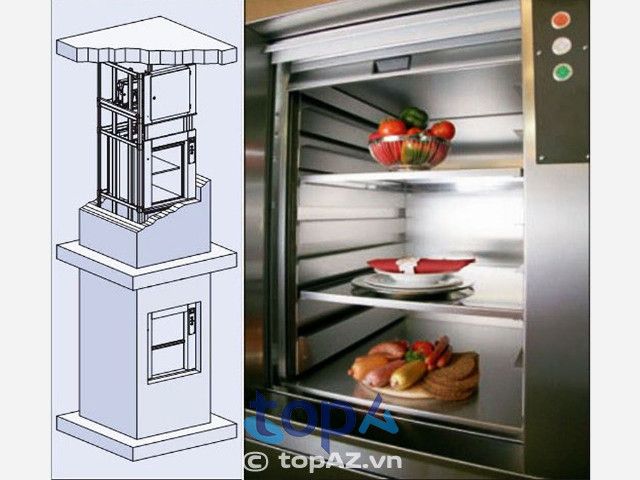 Đơn Vị Lắp Đặt Thang Máy Tời Thực Phẩm Uy Tín Tại Hà Nội