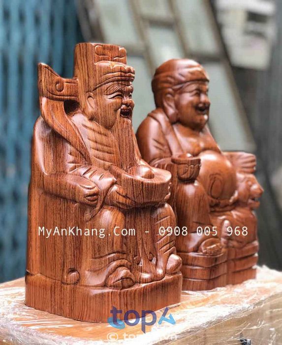 Tượng Thần Tài Ông Địa tại Mỹ An Khang