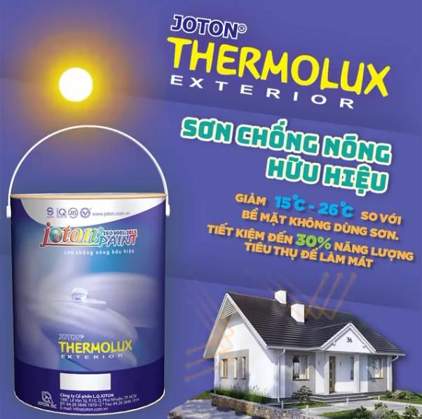 Hình ảnh thực tế sản phẩm sơn chống nóng Joton Thermolux