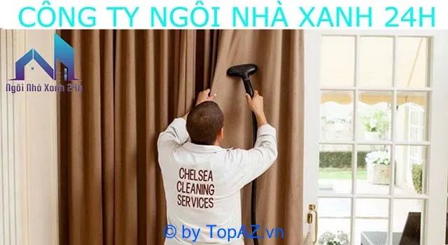 dịch vụ giặt rèm cửa tại TPHCM