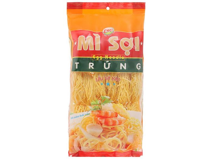 Hình ảnh mì trứng Erci chính hãng