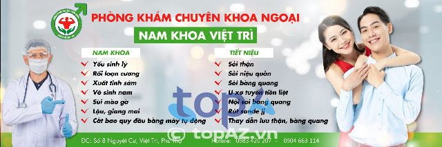Phòng khám chuyên khoa Ngoại - Nam Khoa Việt Trì