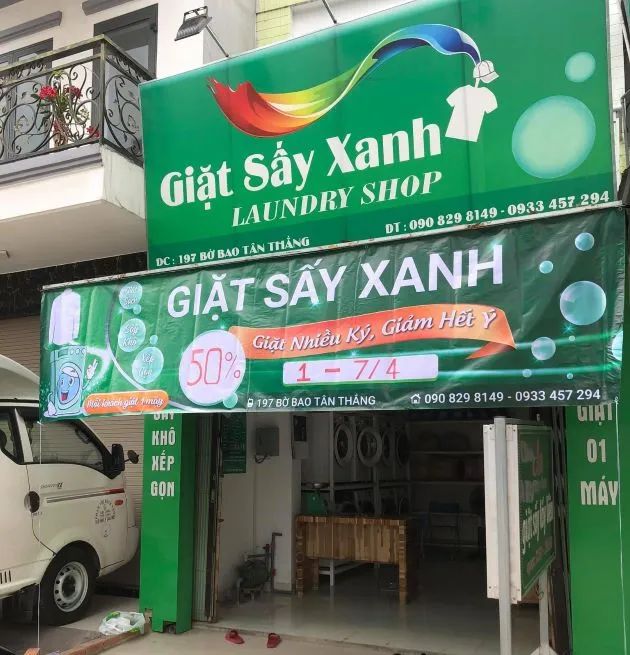 Giặt Sấy Xanh - Đẳng cấp dịch vụ xanh