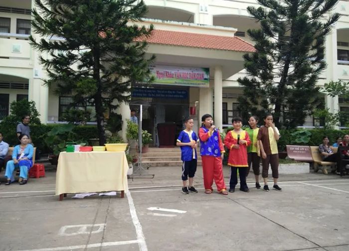 Góc nhìn toàn cảnh về Trường THCS Võ Thị Sáu