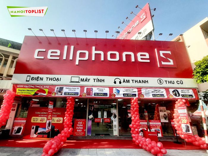 CellphoneS - Đối tác đáng tin cậy của Mytour