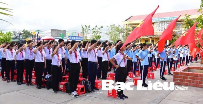 Góc nhìn ấn tượng về Trường THCS Bạc Liêu - Ninh Bình