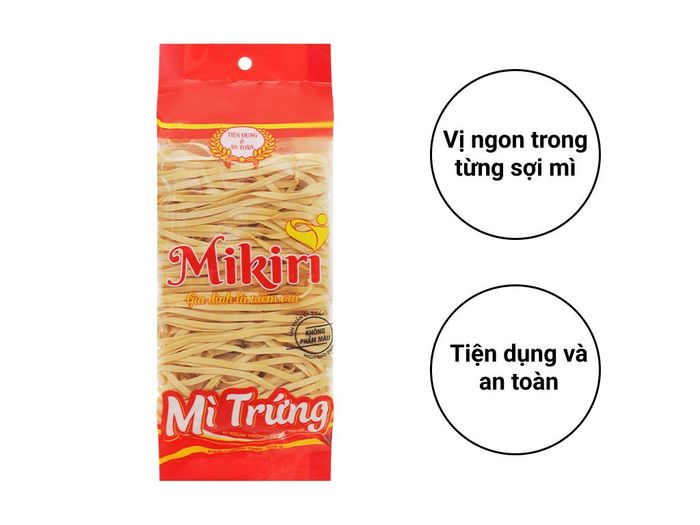Hình ảnh mì trứng Mikiri - Sợi vàng thơm ngon