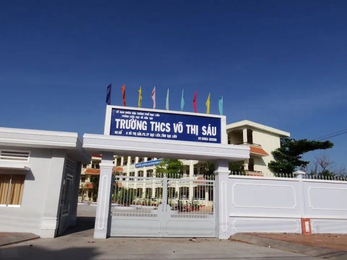 Hình ảnh Trường THCS Võ Thị Sáu - Ngôi trường đạt nhiều Huân chương Lao động
