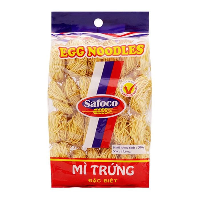 Hình ảnh mì trứng Safoco - Vàng óng hảo hạng