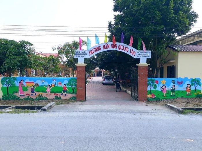 Hình ảnh ấn tượng về Trường Mầm Non Quang Lộc