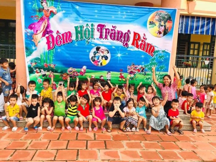 Hình ảnh đẹp về cơ sở vật chất Trường Mầm Non Quang Lộc