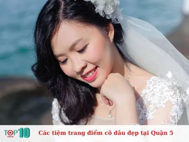 Các tiệm trang điểm cô dâu đẹp và giá cả phải chăng tại Quận 5