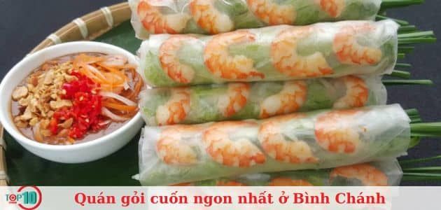 Gỏi cuốn bò lá lốt & mỡ chài - Tinh hoa ẩm thực Bình Chánh