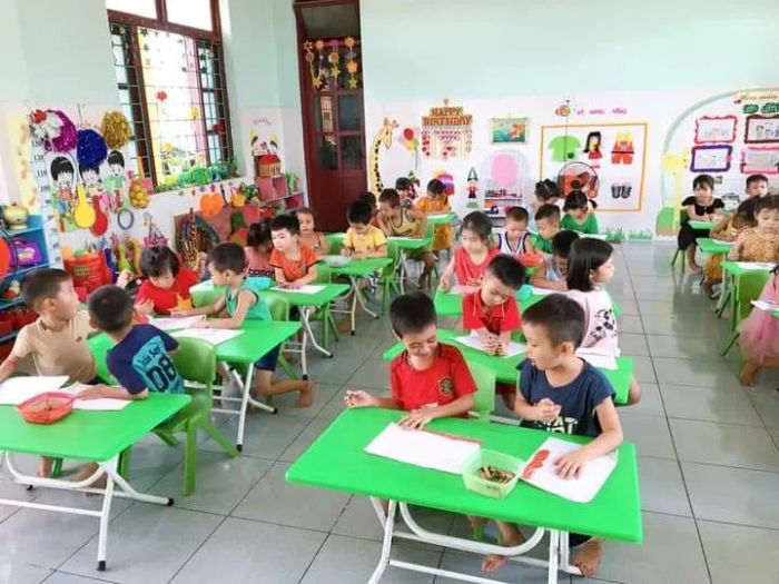 Không gian học tập hiện đại tại Trường Mầm Non Ngư Lộc