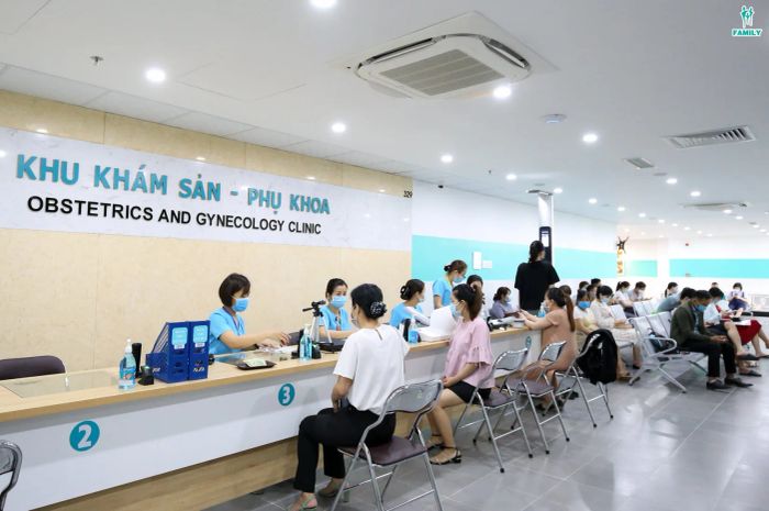 Không gian khám chữa bệnh hiện đại tại Khoa Sản Bệnh viện Gia Đình