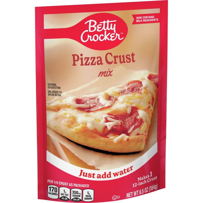 Bột Pizza Betty Crocker - Thiết kế bao bì đặc trưng