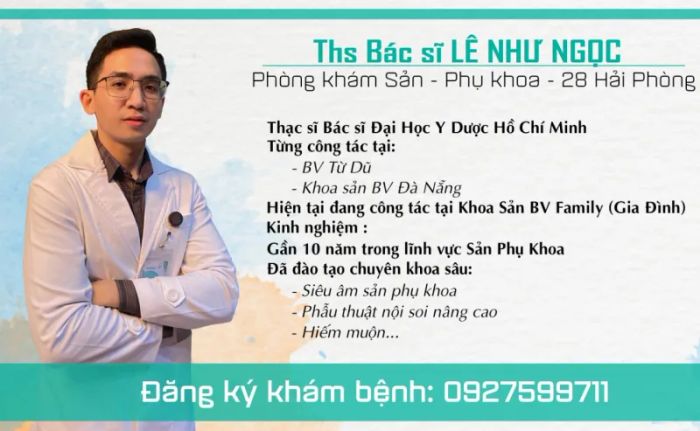 Ths.Bs Lê Như Ngọc - Chuyên gia tận tâm với hơn 20 năm kinh nghiệm