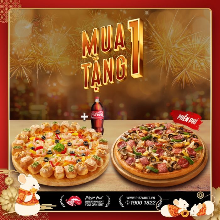 Không gian hiện đại và những chiếc pizza hảo hạng tại Pizza Hut VN
