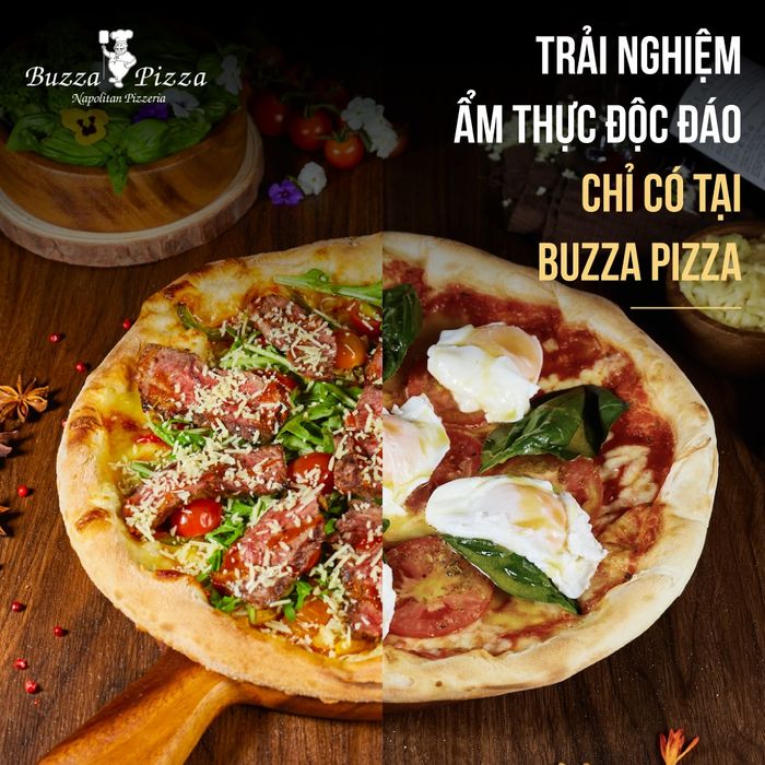 Không gian ấm cúng và những chiếc pizza hảo hạng tại Buzza Pizza
