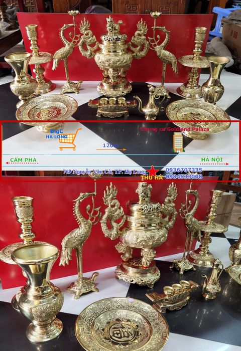 Tác phẩm sơn son thếp vàng đẳng cấp tại Đồ Thờ Thu Hà