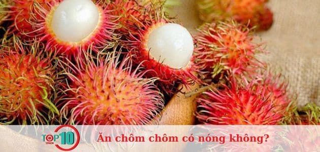 Dinh dưỡng có trong trái chôm chôm