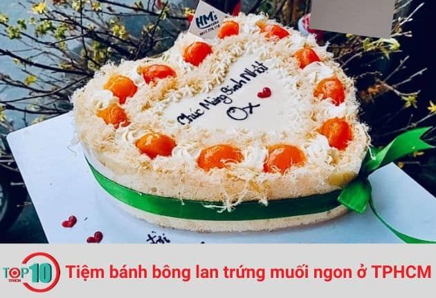 Bánh bông lan tại Tiệm bánh HM Gò Vấp - sự kết hợp hoàn hảo giữa vị ngọt thanh và mặn dịu