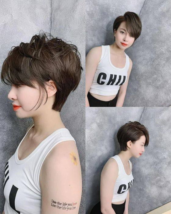 Hình ảnh tóc ngắn thời thượng tại Phạm Long Hair Salon