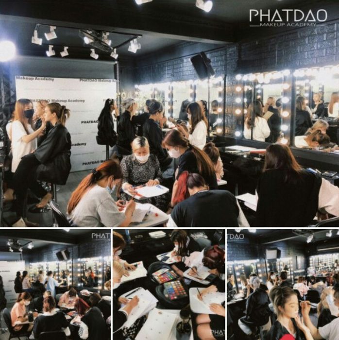 Hình ảnh lớp học tại PhatDao MakeUp